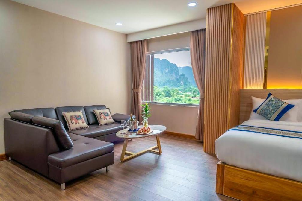 S Vangvieng Boutique Hotel Vang Vieng Eksteriør billede