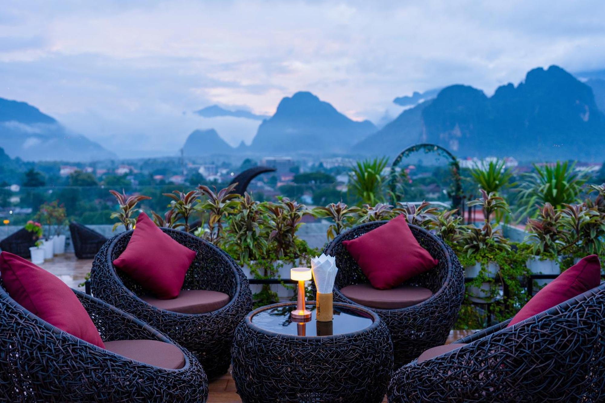 S Vangvieng Boutique Hotel Vang Vieng Eksteriør billede