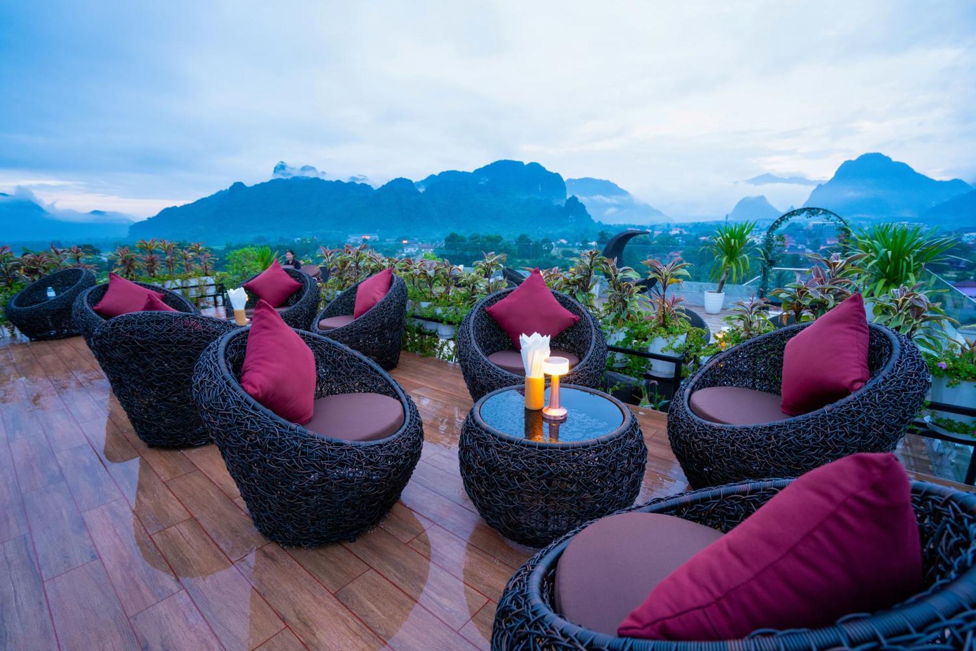 S Vangvieng Boutique Hotel Vang Vieng Eksteriør billede