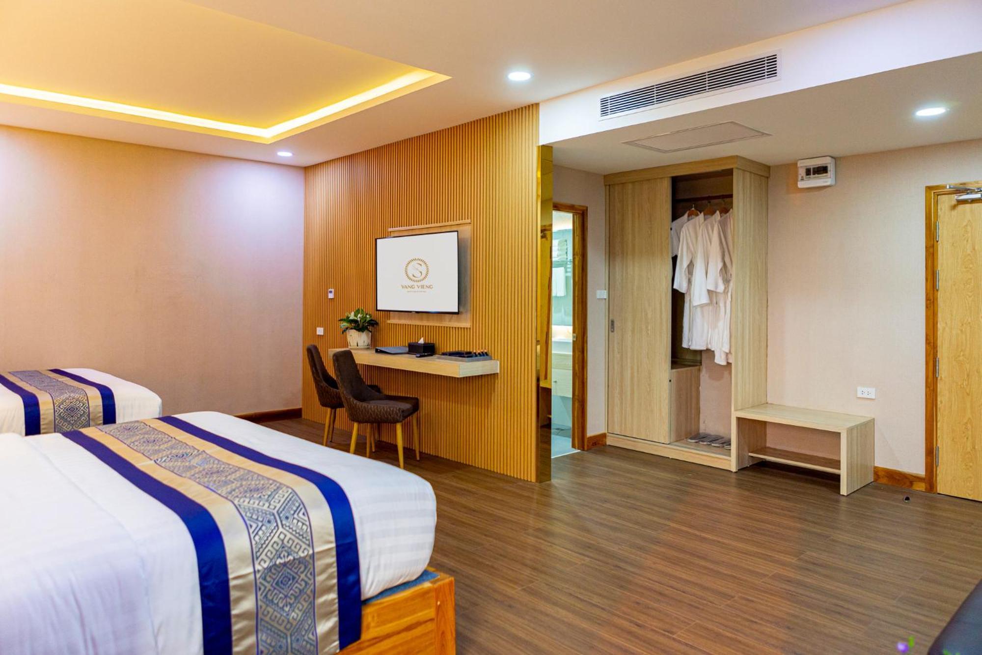 S Vangvieng Boutique Hotel Vang Vieng Eksteriør billede